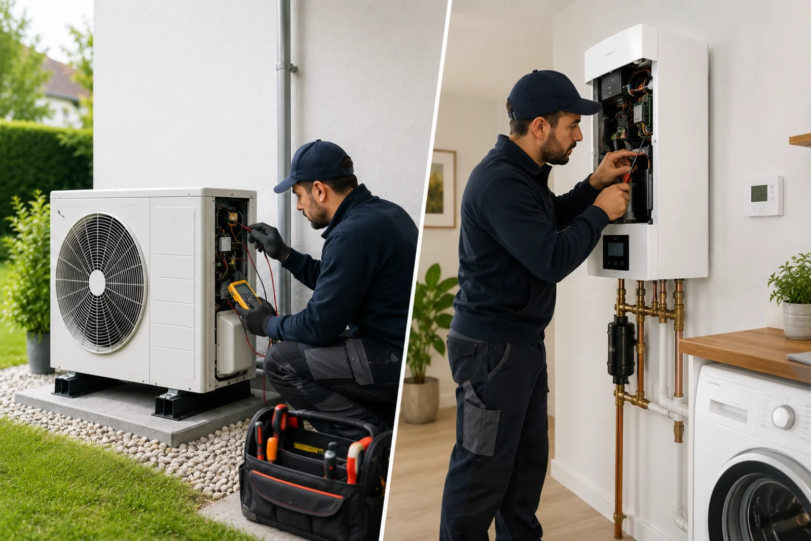 Technicien EUROMED intervenant en sous-traitance sur une installation technique